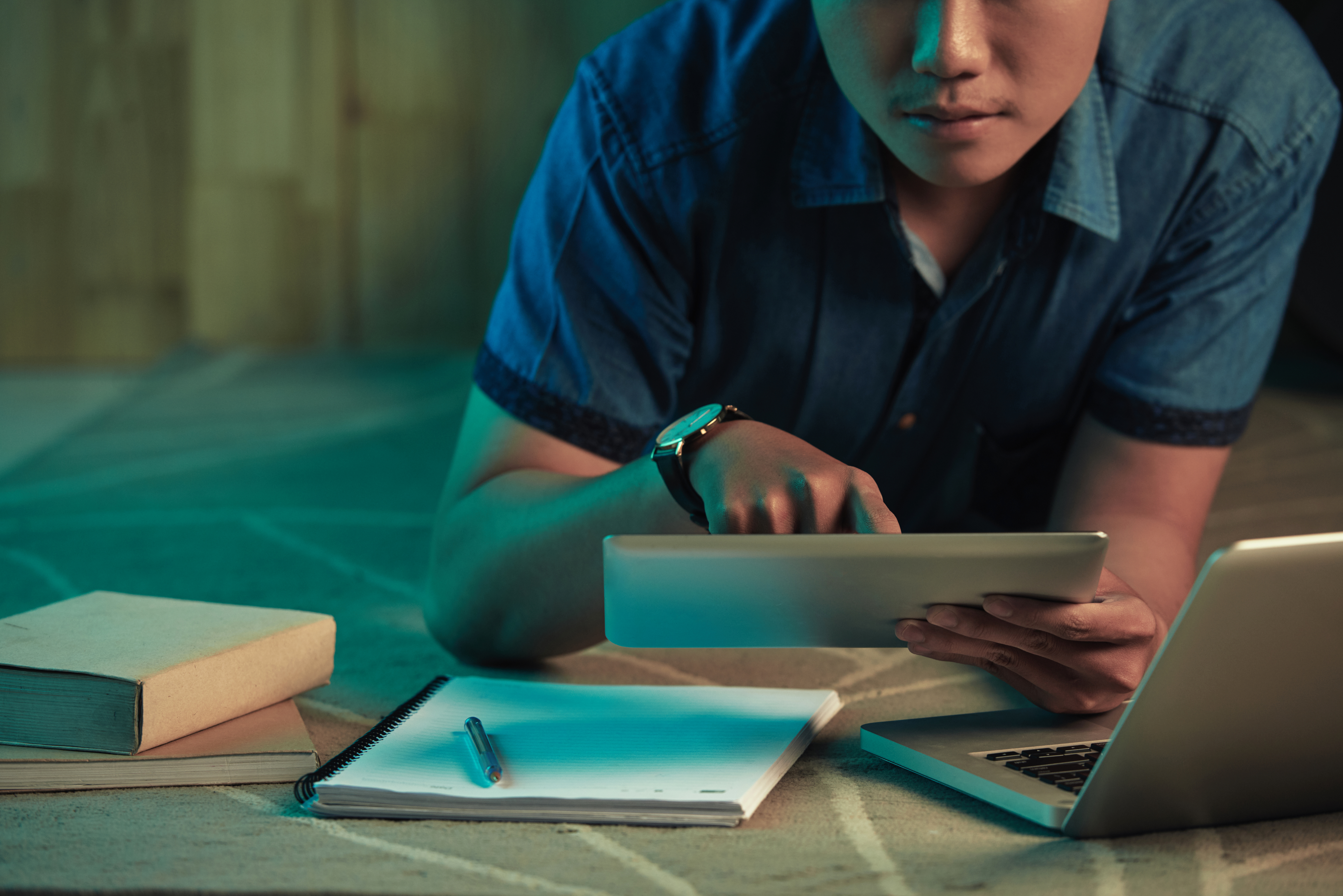 Ciudad futurista digital